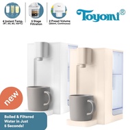 Toyomi 3.5L InstantBoil Filtered Water Dispenser FB 7735F - Matte White / Matte Peach