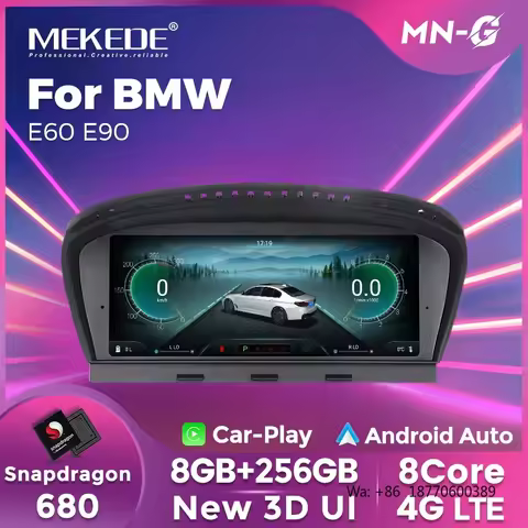 MEKEDE 680 3D UI Android Snapdragon 8Core Car DVD Player Android Navigation DSP for 8.8 " BMW E60 E6