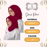IRIS RAFAEL Shawl Chiffon Plain