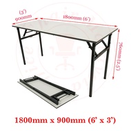 Banquet Table 6'x3' / Folding Table / Foldable Table / Training Table / Tuition Table / Study Table 
