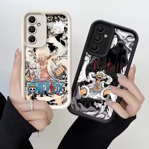 O-One Piece Luffy 5 Gear Phone Case for Samsung Galaxy A23 A12 A14 A24 A13 A36 A56 A34 A16 A26 A22 A