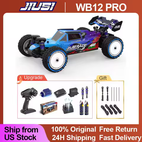 JIUSI WB12 PRO 1/12 Racing Car 80km/h Brushless 4WD RC Car High Speed 2.4G Remote Control Car Compet