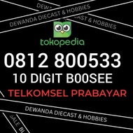 NOMOR CANTIK SIMPATI 10 DIGIT PRABAYAR 0812 800533 BOOSEE BOSHE BOOS
