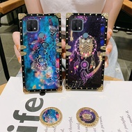 OPPO A15 A15S A5S A12 A7 A3S 12E A5 2020 A9 2020 Square wind chime star mobile phone case
