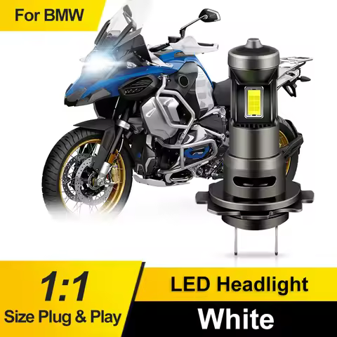 1/2PCS For BMW R1200GS 2013-2018 S1000RR S1000XR 2009-2018 F650GS 2008-2011 H7 High Power Led Projec