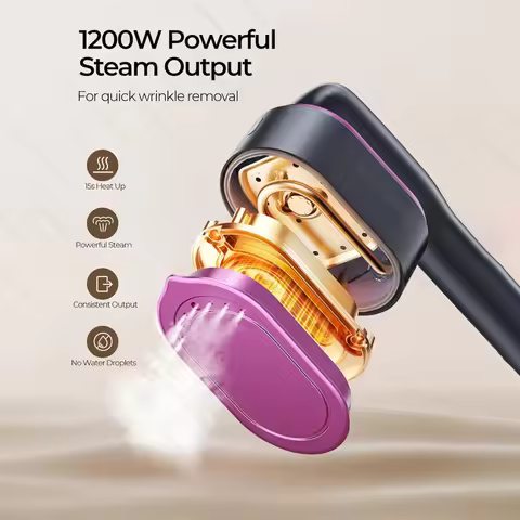 Portable Garment Steamer Steam Hanging Iron Professional Handheld 1200W Household Heating Portable S