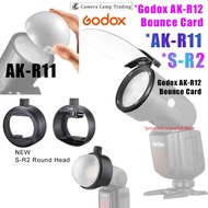 Godox AK-R11 Dome AK-R12 Bounce Card S-R2 for Godox  V1 Flash AD100Pro and H200R Round Flash Head AD