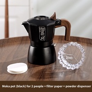 BINCOO Double-valve Moka Pot Home Concentrated Small American Latte Coffee Pot Set Italian Coffee Ap
