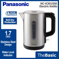 PANASONIC 1.7L Stylish Stainless Steel Design Electric Kettle ( NC-K301SSK )