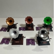 Miniature gramophone can light up Gramophone miniature tickets gachapon gacha japan home display vin