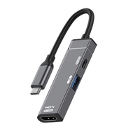 YC2 | 3-in-1 Type-C Adapter with USB HDD HDMI 4K 120Hz