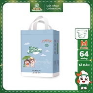 [NPP Diapers]-- 1 Bag Gift] Diaper Pants Mexican Diapers S68Ml64 / L58 / XL54 / 2XL50 / 3XL46 Soft Thin Super Absorbent Dry For Baby