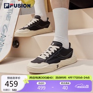 FILA FUSION斐乐潮牌POP2代男鞋复古帆布鞋2023夏休闲板鞋运动鞋
