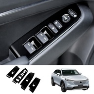Car Window Glass Lift Button Switch Cover Trim Door Armrest Panel for Honda HRV HR-V Vezel 2021 2022 LHD
