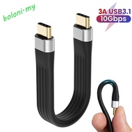 [COD] Video Sync Charger Cable 1PC Ultra Flexible 13CM Data Transmission USB-C to USB-C Fast Charger Cable USB 3.1 Male to Male Data Cord Type-c Cord