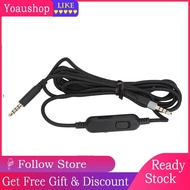 Yoaushop Headphone Cable 3.5mm Plug Replacement Headset Cord with in Line Mute Volume Control for Cloud Mix G633 G933