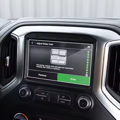 Car Navigation Tempered glass film for Chevrolet Silverado 1500 2500HD 3500HD Colorado LT Z71 ZR2 WT