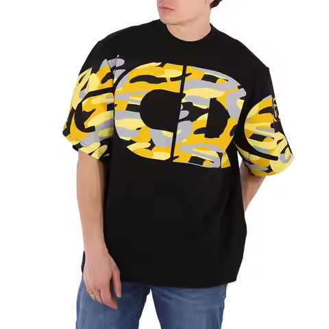 Gcds | Men's Camouflage Logo Crewneck Cotton T-shirt