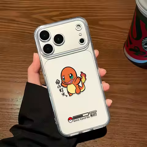 Fashion Cute P-Pokemon Pattern Phone Case For iPhone 17 16 15 14 13 12 11 Pro Max XR XS MAX 7 8 PLUS