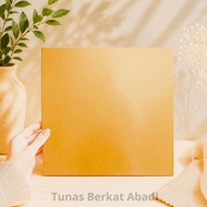 Gold Cake stand 25 cm Gold square Greyboard/ 25 cm Gold Cake Board/ 25 cm square @25 pcs