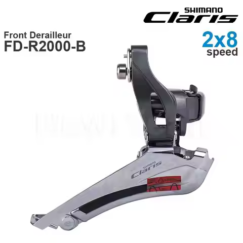 SHIMANO CLARIS R2000 2x8 Speed Front Derailleur FD-R2000 Clamp Band Mount/Brazed-On Mount Road Bicyc
