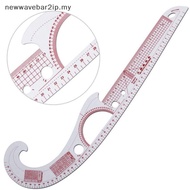 【NEW】 Multi-function Plastic French Curve Sewing Ruler Easy Curve Ruler for Knitters .