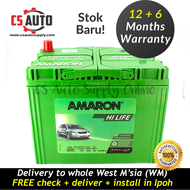 Amaron NS70L 65D26L Hi Life Battery MF Genuine for Proton Preve, Exora, Waja, Toyota Camry, Innova and Estima Ipoh