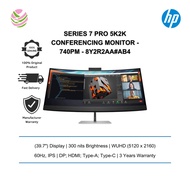 HP Series 7 Pro 39.7 inch 5K2K Conferencing Monitor WUHD (5120 x 2160 @ 60 hz) - 740pm 8Y2R2AA#AB4