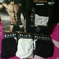 DURBAN BATIK COLLECTION MEN'S BRIEF MEN'S Underwear DU- 585 3pcs + 3 colors Ready