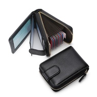 LE6Y Anti ic Card Holder Rfid Leather Money Bag High Quality Card Bag Unisex