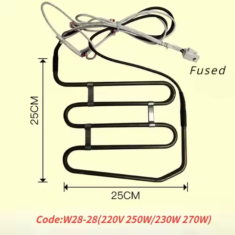 WG28-28 Heater Hose for Homa Refrigerator Frost Heater Accessories (220V 250W/230W 270W)
