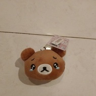 Japan San-X Plush Badge - Chairoikoguma : Emoji Cry