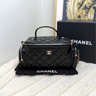 Chanel 24k Vanity Case handle 秀款黑金手柄長盒子相機包