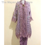 ✎♛Almira Batik Set With Lace / Viscose Long Sleeve (hijab Friendly)