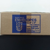 4x9 White Envelope Good Quality