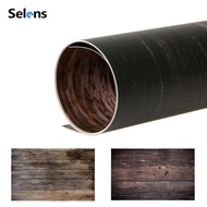 【Buy 4 free 1】Selens ฉากหลังสำหรับถ่ายภาพ สองด้าน แนวย้อนยุควินเทจ ขนาด 56x90 CM. มีหลายแบบให้เลือก 56x90CM/22x35in Double-sided Retro Vintage Photo Video Studio Photography Background Backdrop Paper Props