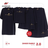 HITAM Dhikr T-shirt Family Series 2.0 DF 15 Black