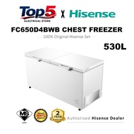 Hisense Large Volume Chest Freezer (500L / 530L / 780L) FC550D4BWBG FC650D4BWB FC900D4BWBP Chest Fre