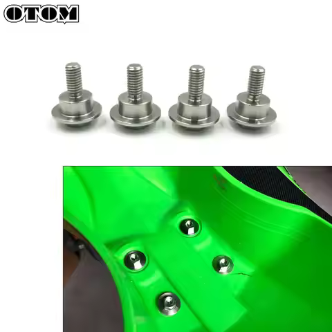 OTOM Motorcycle Front Fender Mud Guard Wheel Splash Shield Bolts Mount Screws Nuts For KAWASAKI KX12