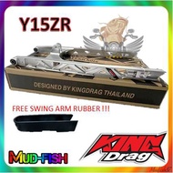 KINGDRAG YAMAHA Y15ZR HEAVY DUTY SWING ARM Hypertech Cutting KING DRAG (SILVER)