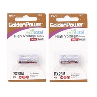 [SG] Golden Power PX28M 4LR44 6V 152mAh Alkaline High Voltage Battery (2 Pieces)