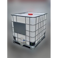 IBC Tank Container Tank (Cheapest Grade 6009496 | No Brand), Steel Pallet, 1000Liter, Non-flammable 