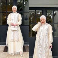 Fatunhijabs - Lavina Maxi Dress with Lace Eid Dress/