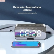SFBSF Temperature Display Clock, FM Radio Function Digital Display LED Digital Alarm Clock, Gift Tem
