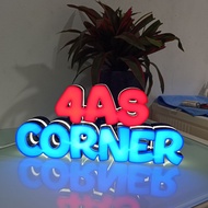 5volt LED Letter Sign Room Decoration, 5.5cm high Letter bedside lamp, 3cm thick and many colors