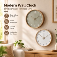 10"/12"/14"/16" Wooden Wall Clock Silent Sound Creative Digital Nordic Brief for Living Room Bedroom