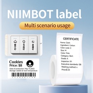 NIIMBOT M2 Thermal Transfer Labels  for M2 Label Maker, Long Storage Time, White Label Tape