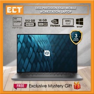 Dell Precision 5560 Mobile Workstation Laptop (i7-11850H 4.80Ghz,512GB SSD,16GB,15.6"UHD+Touch,Quadr