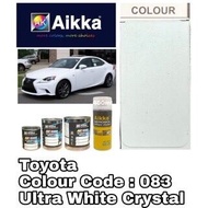 AIKKA TOYOTA 083 ULTRA WHITE CRYSTAL *** 2K CAR PAINT