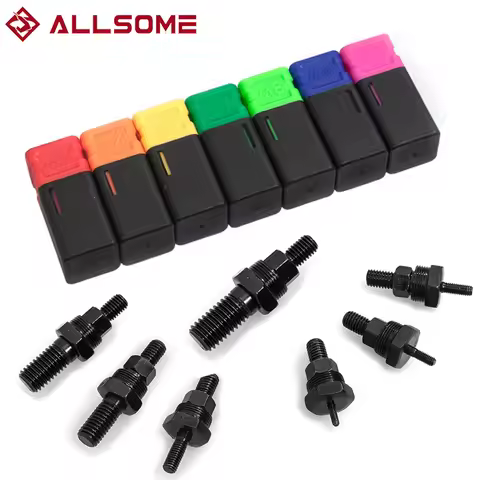ALLSOME Riveter Gun Part Threaded Mandrel Replacement For Hand Nut Rivet Metric M3-M12 HT2775+